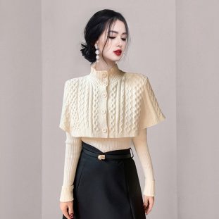 Long Sleeve Bottom Knitting Two-piece Set
